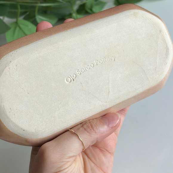 Handmade Pottery Trinket Jewelry Dish Catchall Ojo Sarco Pottery - Picture 7 of 12